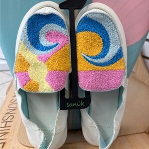 Sanuk Women’s Multicolor Slip-On Shoes